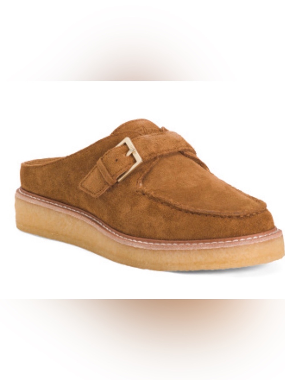 Sperry Women's Brand New Captain's Oxford Round Toe Crepe Mules